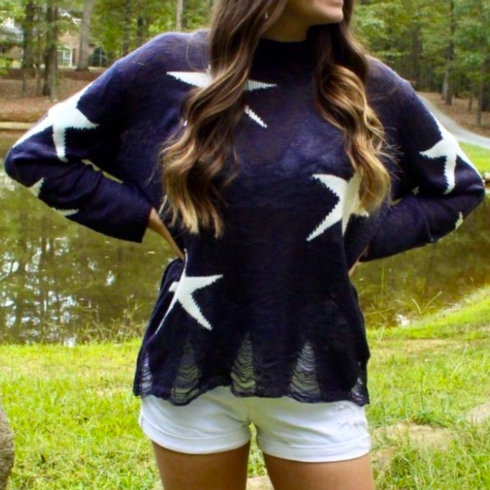 NWT Star sweater